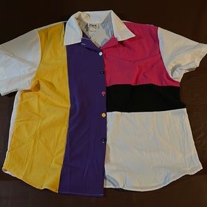 Vintage multicolored, very light summery top